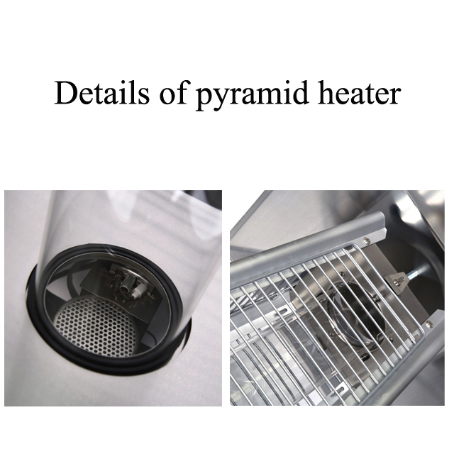 Propane gas flame heater