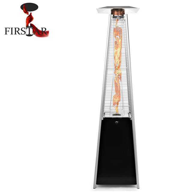 Propane gas flame heater