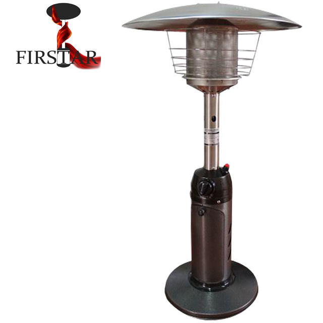 Table top outdoor gas heaters