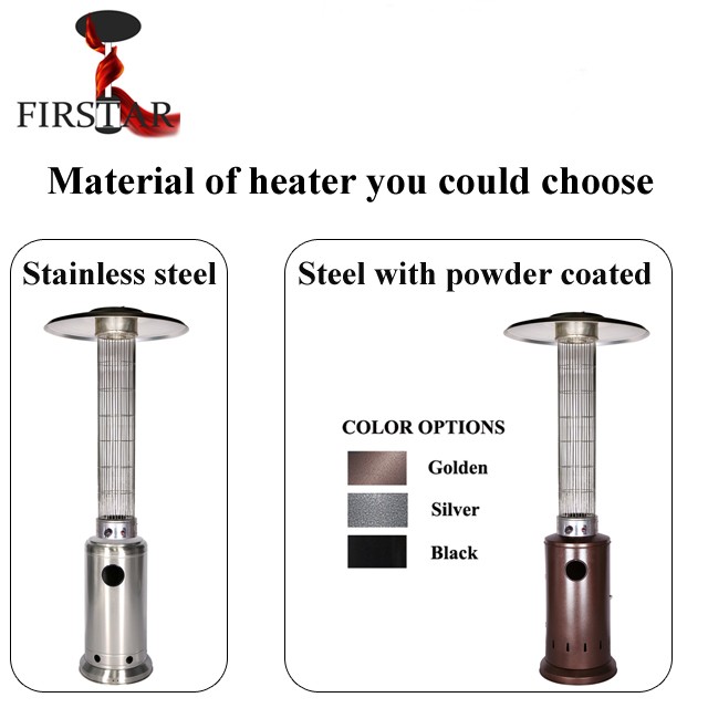 13KW tube outdoor heater with table