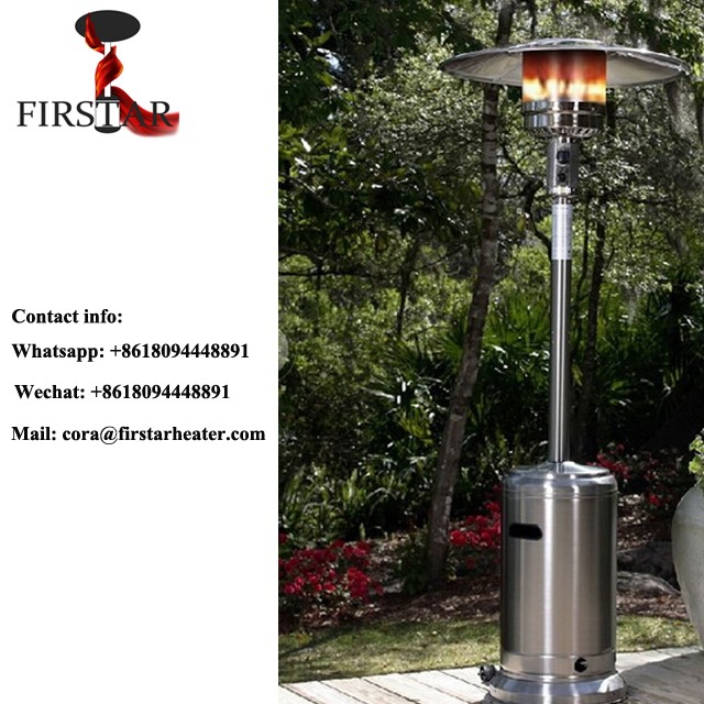 Patio Gas Heater In White